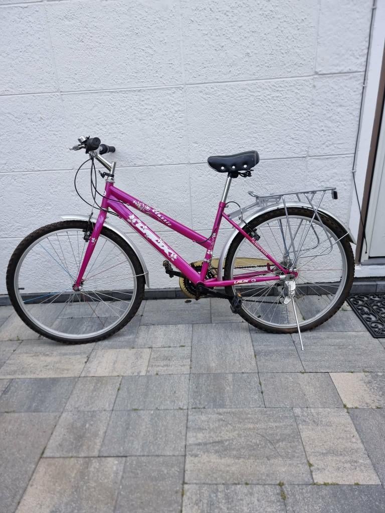 Kinder-/meisjesfiets, Fietsen en Brommers, Fietsen | Meisjes, Gebruikt, Velgrem, Versnellingen, Overige merken