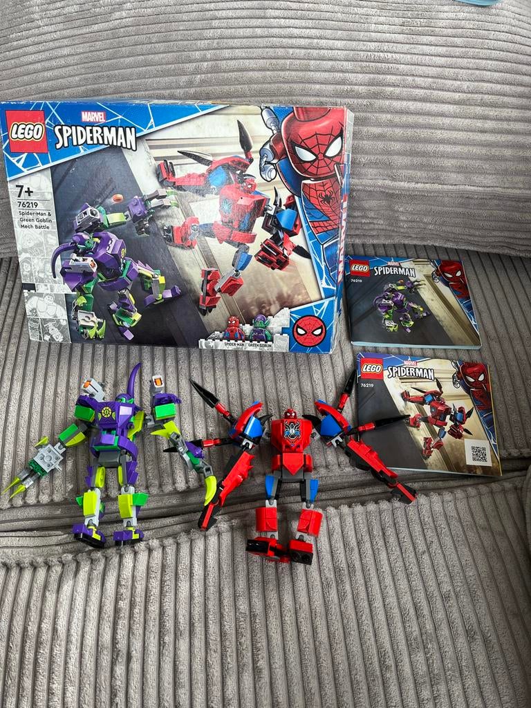 LEGO Spider-Man & Green Goblin Mech Battle 76219, Marvel, Lego, Ophalen of Verzenden, Zo goed als nieuw