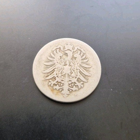 Duitse 10 Pfennig munt uit 1875, Ophalen of Verzenden