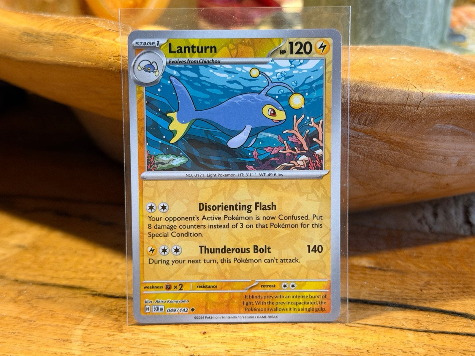 Lanturn 049/142 Reverse Holo, Ophalen of Verzenden, Zo goed als nieuw