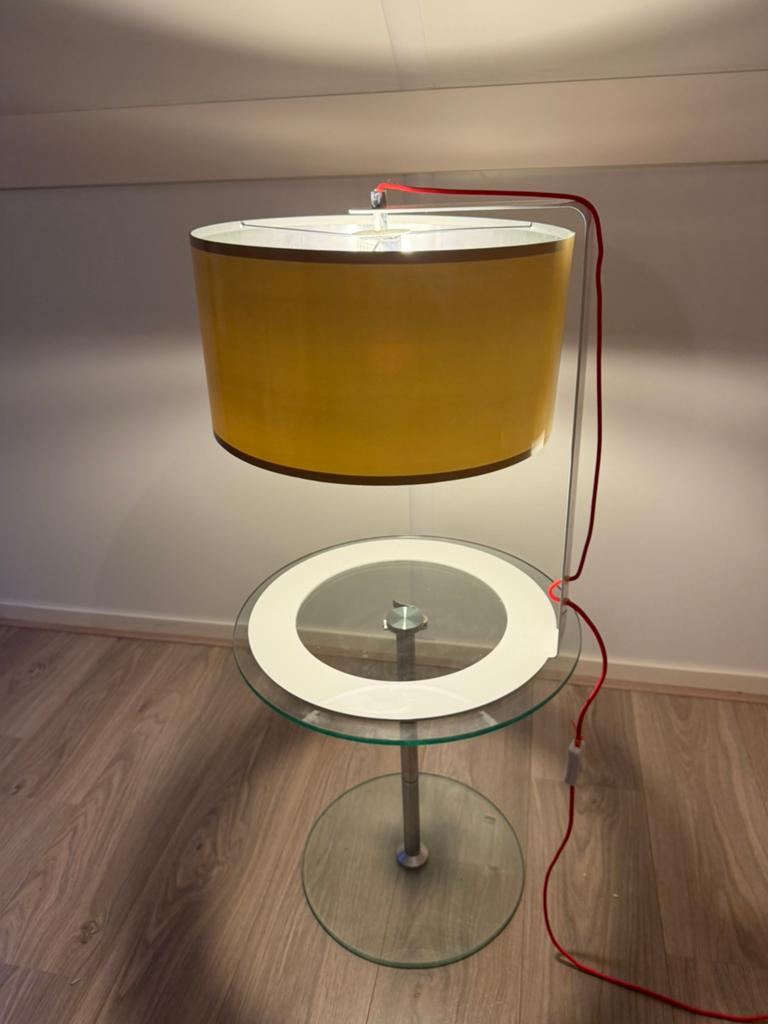 Leitmotiv tafellamp, Ophalen, Zo goed als nieuw, Glas, 75 cm of meer