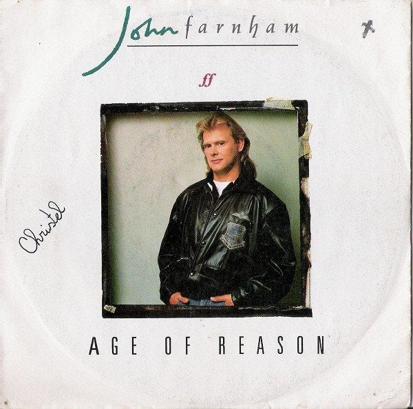John Farnham - The Age of Reason (Single), Gebruikt, 7 inch, Pop, Overige typen