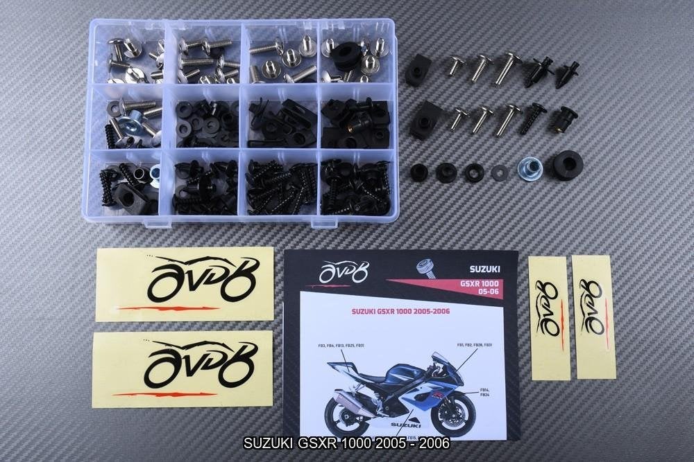 Kuip bouten set voor SUZUKI GSXR 1000 2005 - 2006, Ophalen of Verzenden, Nieuw