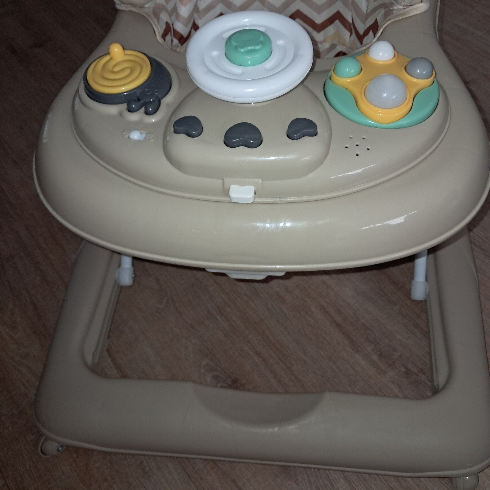 Bebies First Loopstoel / Baby Walker - Beige, Kinderen en Baby's, Ophalen, Zo goed als nieuw, Overige typen, Met geluid