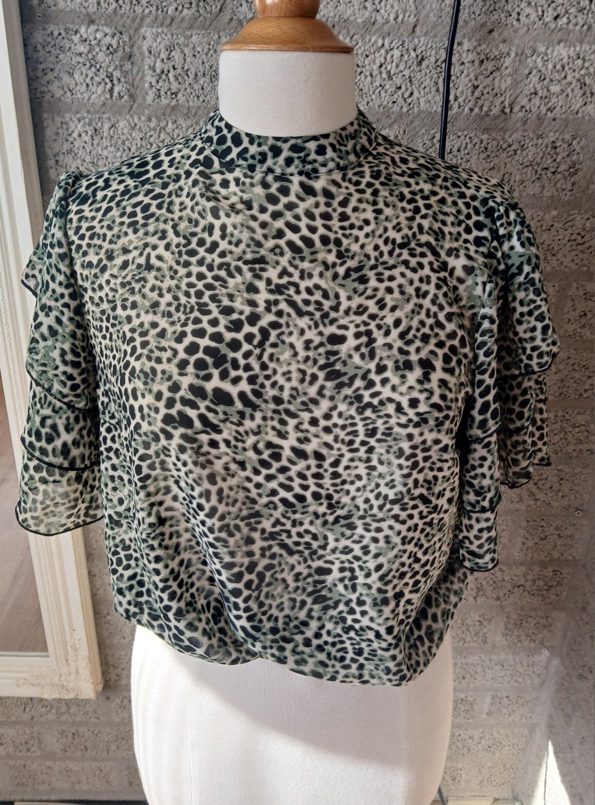 Dames (omslag) blouse met touwtje en stiek -Bolero - Maat S, Kleding | Dames, Sisters Point, Ophalen of Verzenden, Zo goed als nieuw