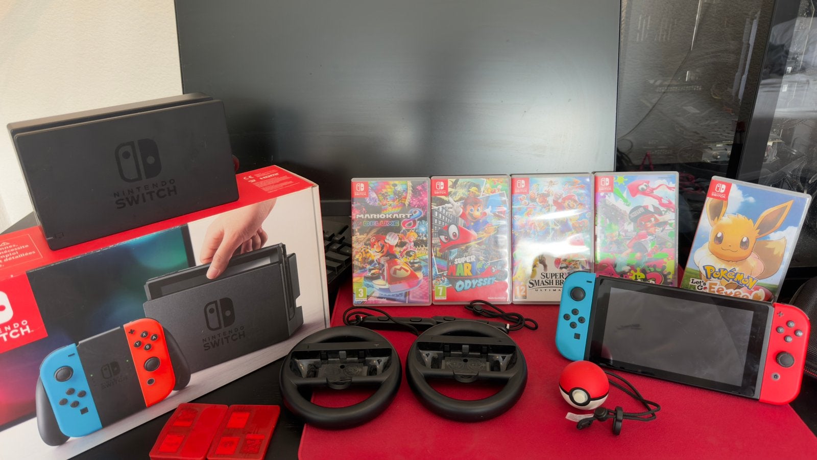 Nintendo Switch Original, inclusief extra’s, Ophalen, Met games, Zo goed als nieuw, Switch Original