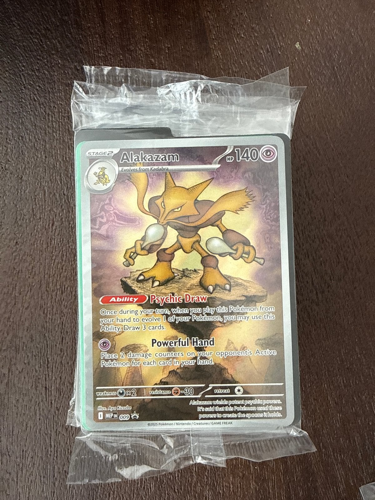 Alakazam 009 promo - Geseald en Nieuw, Ophalen of Verzenden, Nieuw, Losse kaart