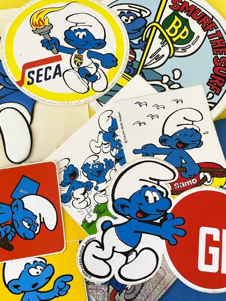SMURFEN sticker verzameling - 41 stuks - 1975-2008, Verzenden, Nieuw, Verschillende Smurfen, Overige typen