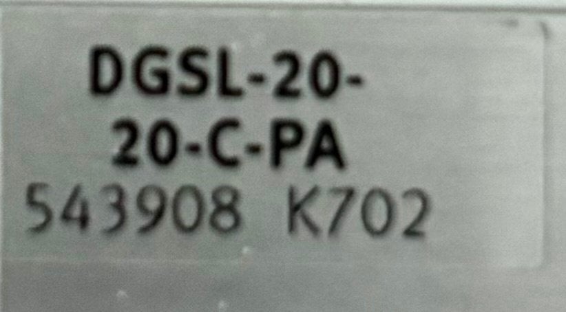 FESTO - Minislede met Clamp - DGSL-20-20-C-PA - 543908, Ophalen of Verzenden, Nieuw