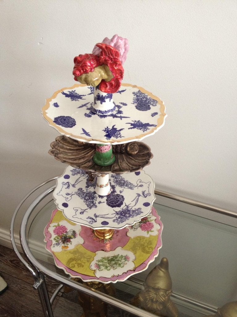 Vika Mitrichenka kunst en design Etagère., Ophalen, Object, 46 cm, Overige materialen