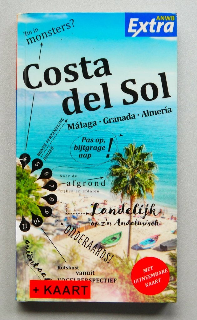 ANWB reisgids - Costa de Sol, Europa, Ophalen of Verzenden, Zo goed als nieuw, Reisgids of -boek