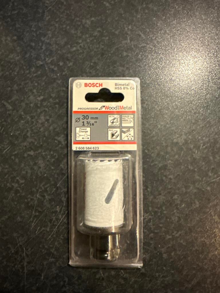 Bosch Progressor Wood/Metal Bi-metaal Gatenzaag 30mm, Ophalen, Nieuw, Overige typen