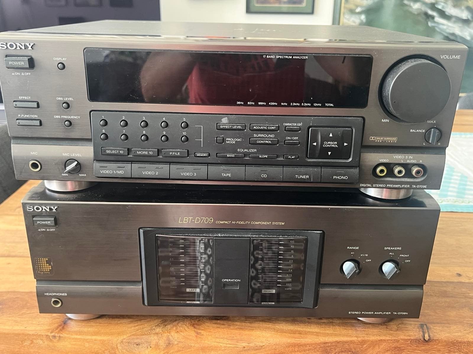 Sony voorversterker en versterker - Uitstekende staat, Audio, Tv en Foto, Versterkers en Receivers, Gebruikt, Sony, Ophalen of Verzenden
