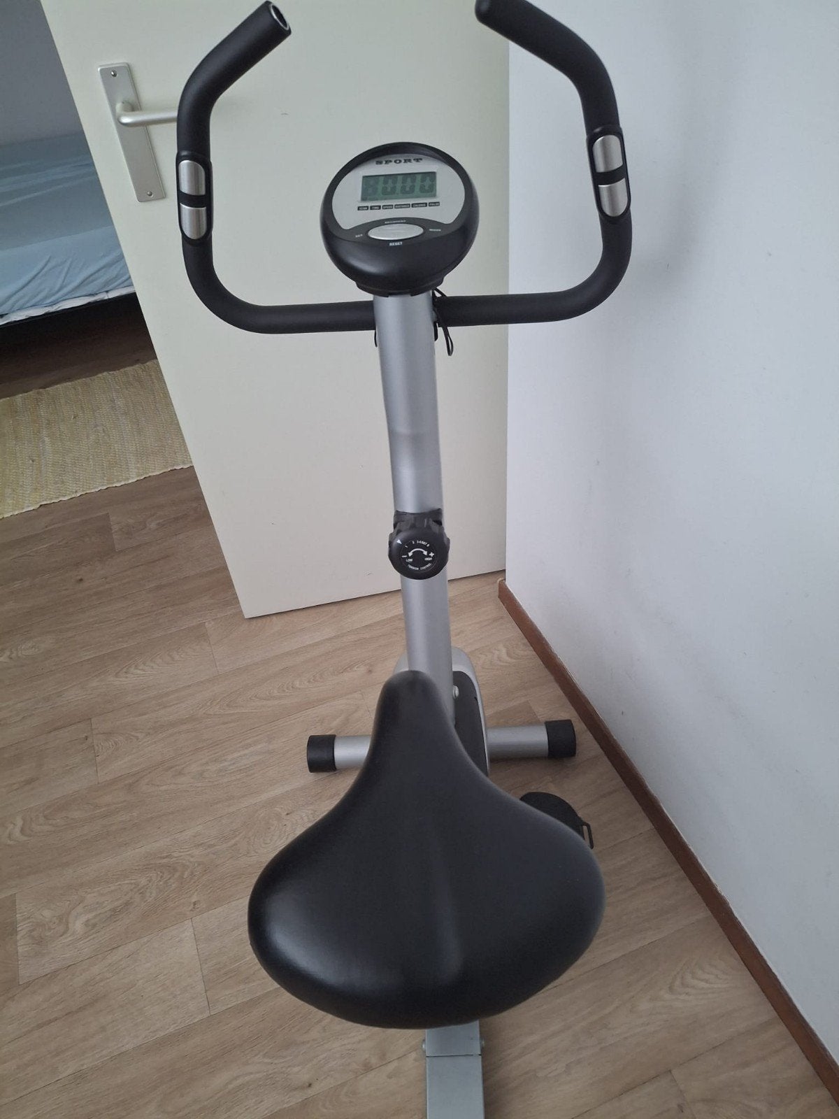 Goed werkende hometrainer, Sport en Fitness, Ophalen, Gebruikt, Metaal, Benen