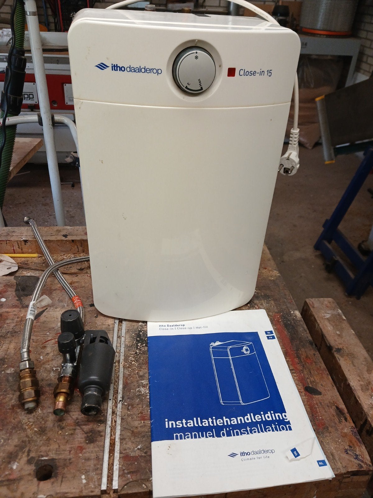 Itho Daalderop boiler 15 liter, Ophalen, Gebruikt, Aardgas, Boiler