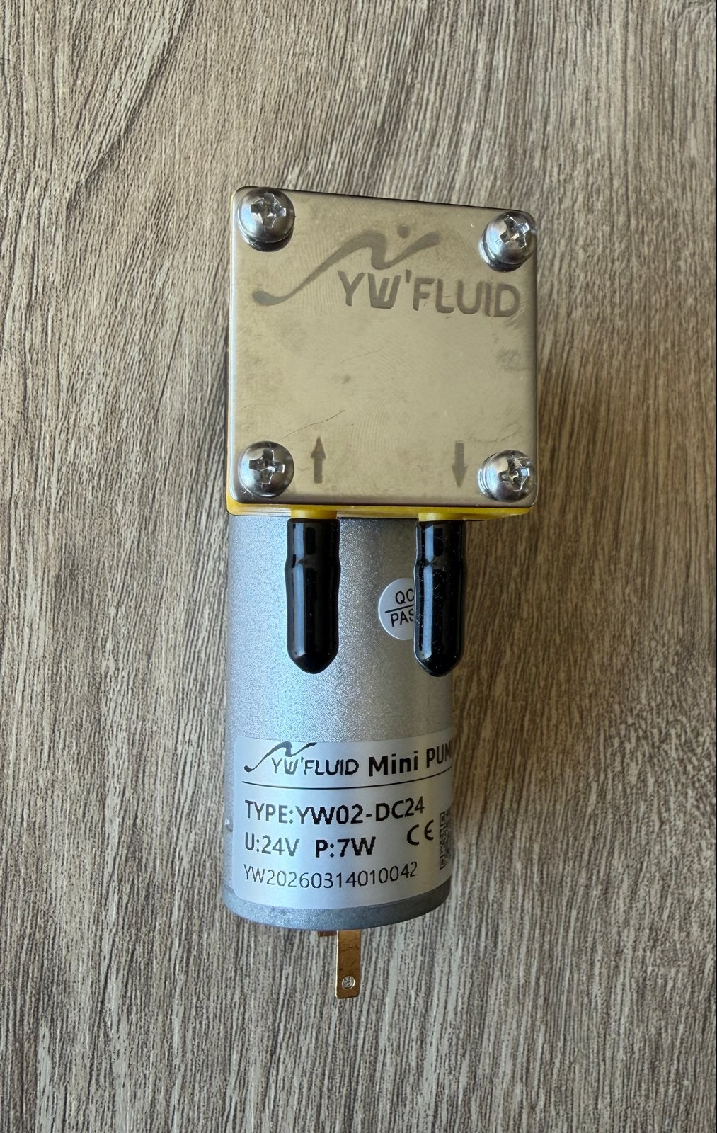 YW'FLUID Mini vacuumpomp YW02-DC24 - 24V 7W, Ophalen of Verzenden, Zo goed als nieuw