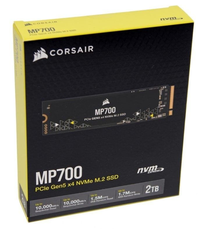 Corsair MP700 2TB NVME gen 5 (4 op voorraad), Intern, SSD, Info@corsair.com, Ophalen of Verzenden