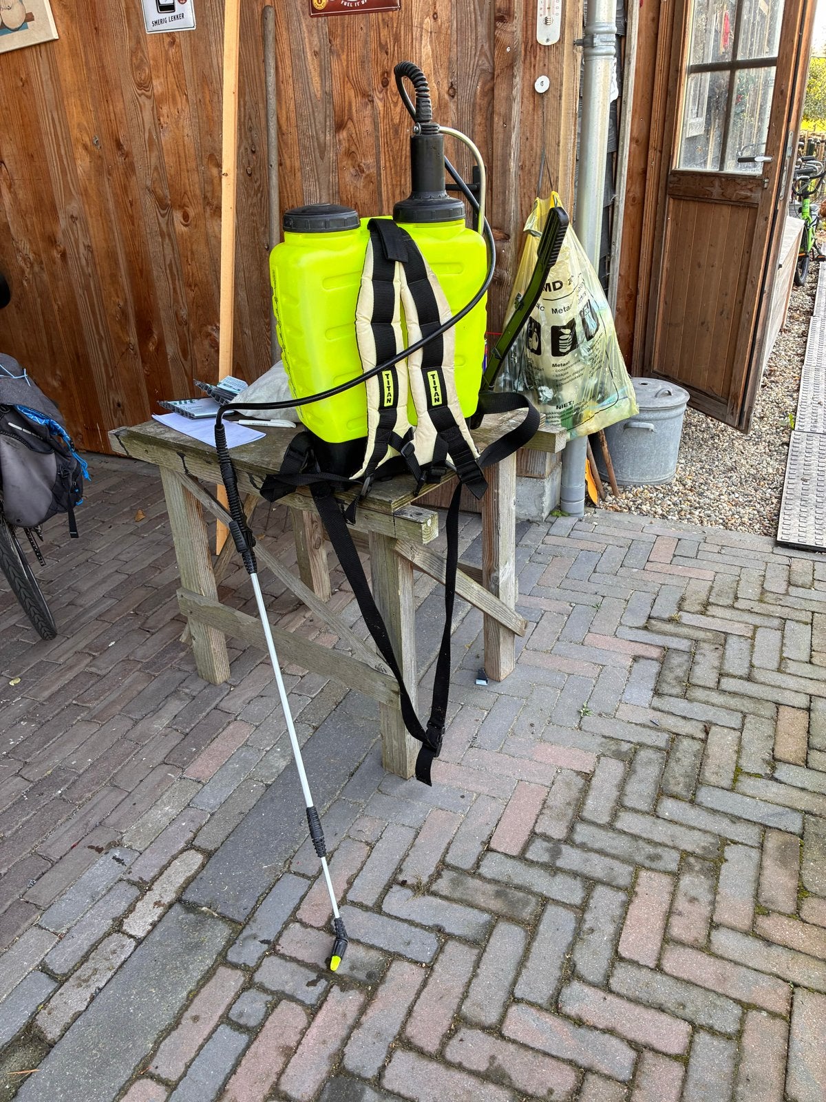 Marolex Titan 12 liter rugspuit - Zo goed als nieuw, Tuin en Terras, Ophalen of Verzenden, Zo goed als nieuw, Overige typen