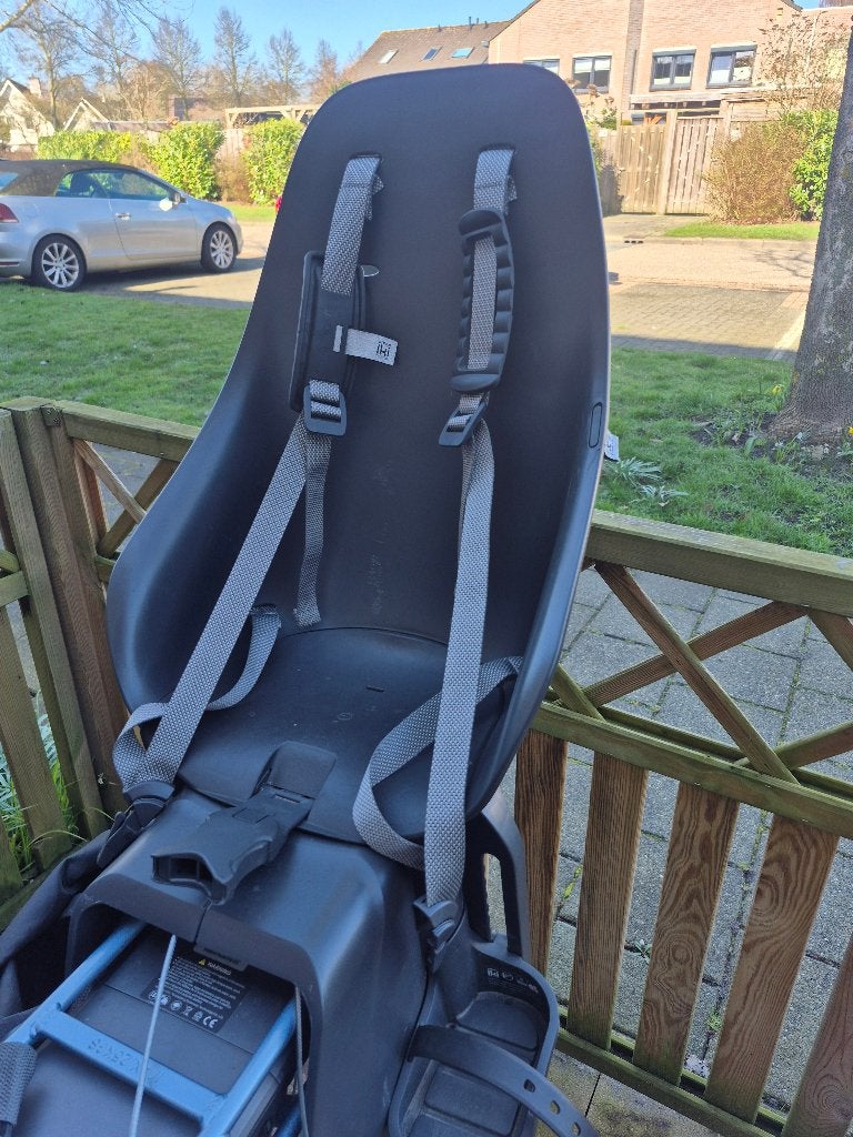 Rear Bicycle Child Seat – Grey – Up to 25 kg, Ophalen of Verzenden