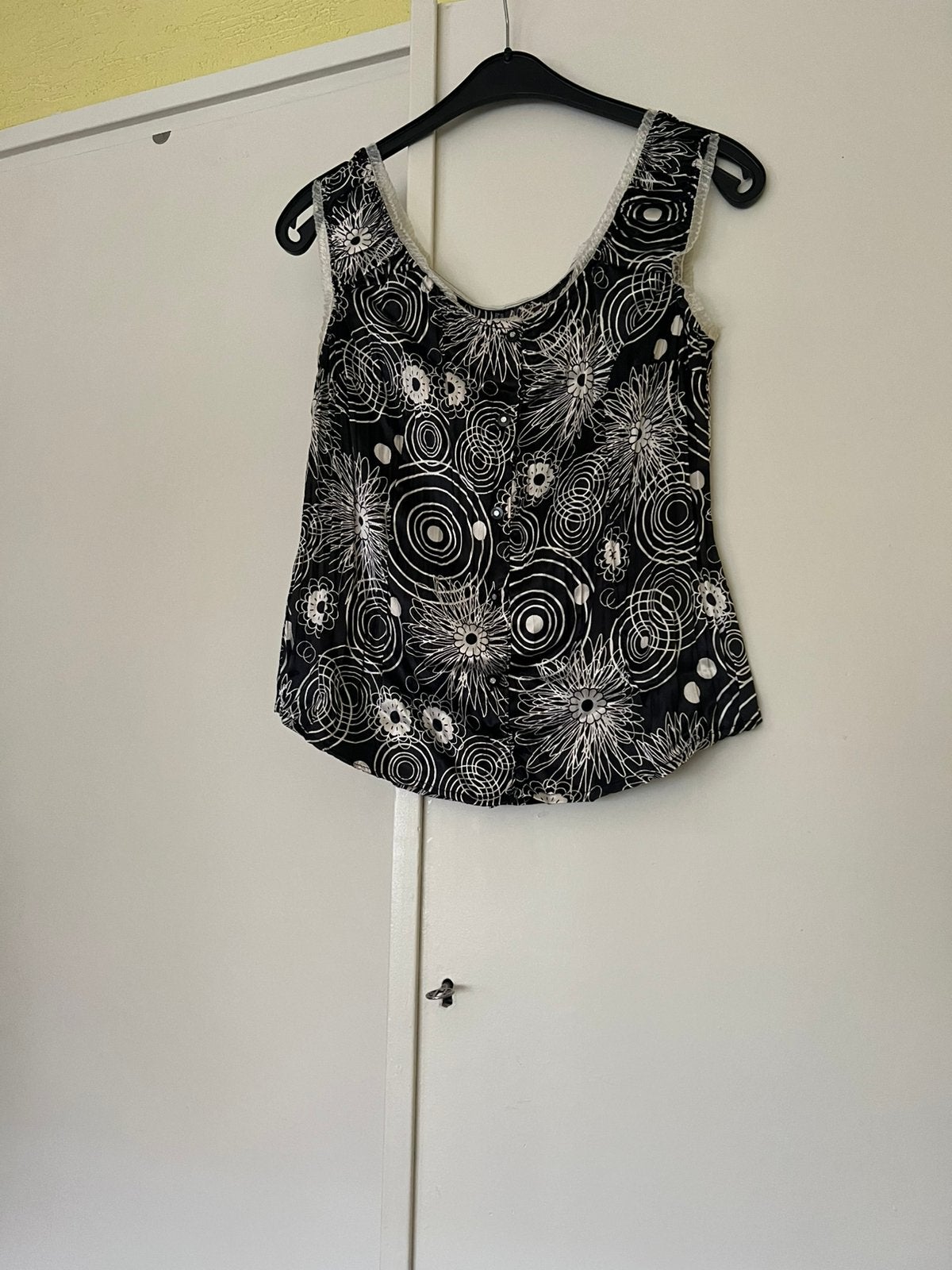 Top met rok maat M, Ophalen of Verzenden, Zo goed als nieuw, Zwart, Onder de knie