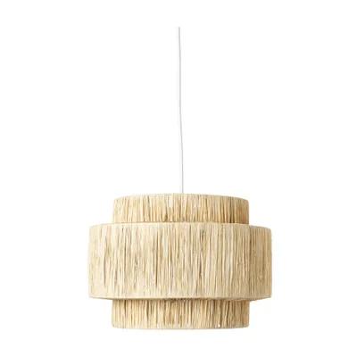 Hanglamp riet etages - ø 40x27 cm | Ibiza boho style, Ophalen of Verzenden, Nieuw