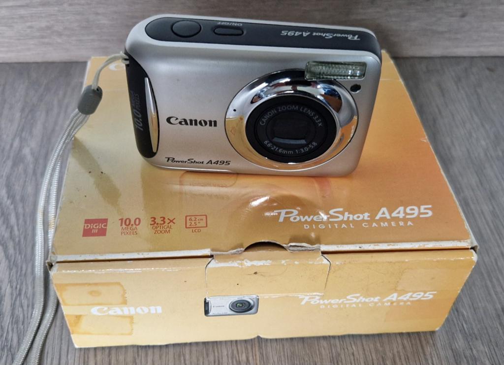 Canon PowerShot A495 Digitale Camera - Compact en Compleet, Gebruikt, Canon, Compact, Ophalen of Verzenden
