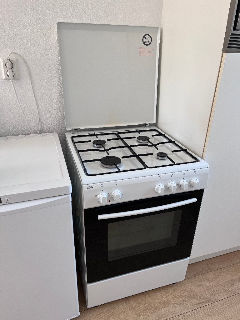 Oven + gasfornuis (Etna), Ophalen, Gebruikt, 60 cm of meer, 4 kookzones