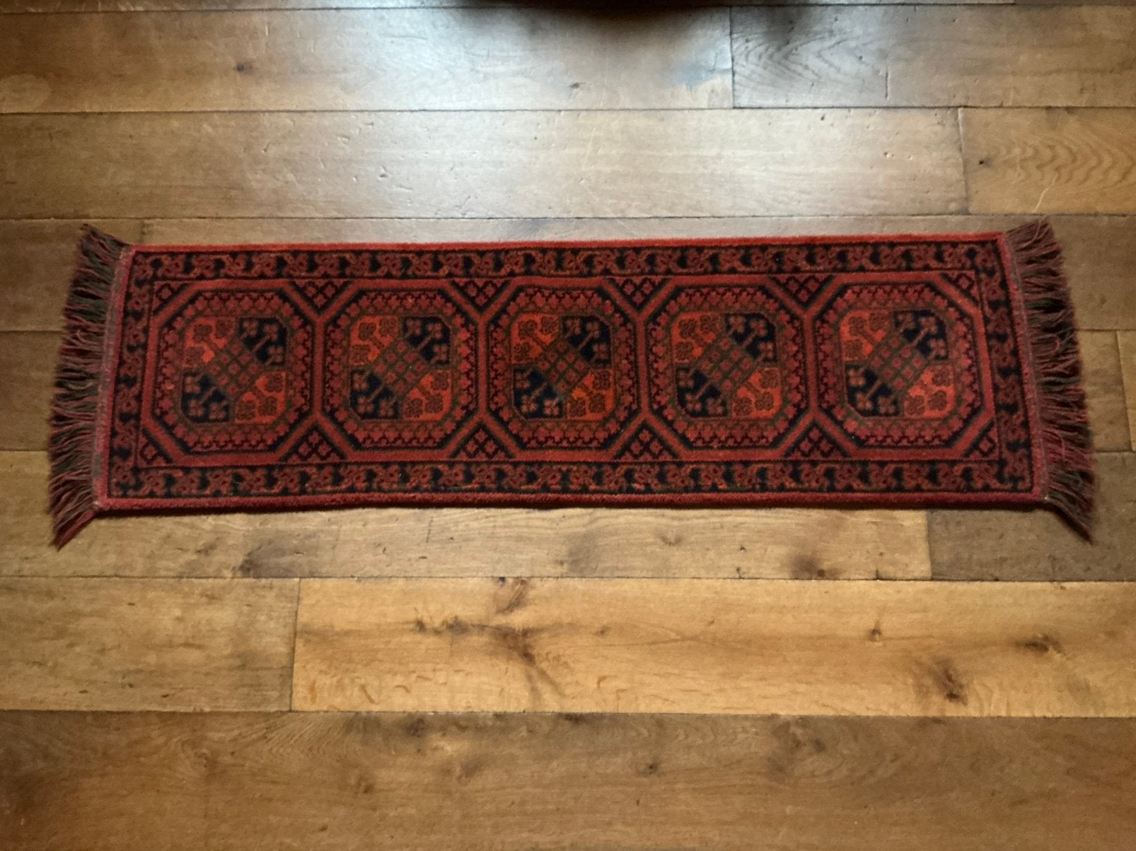 Antiek Perzisch Tapijt Tafelloper ❤️ 148 cm x 41 cm, Ophalen of Verzenden