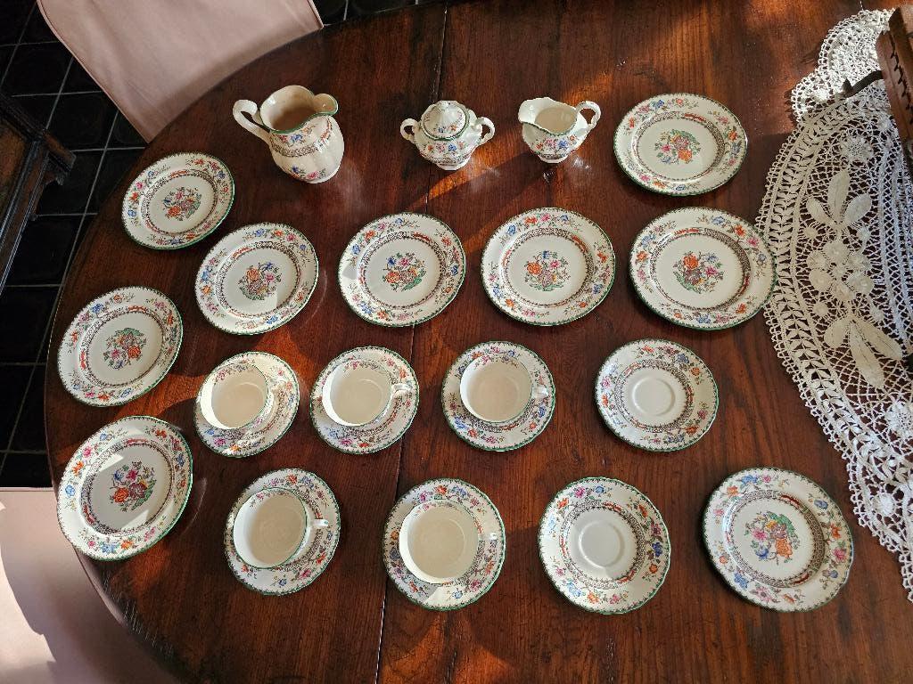 Servies Copeland Spode Chinese Rose 629599, Ophalen of Verzenden