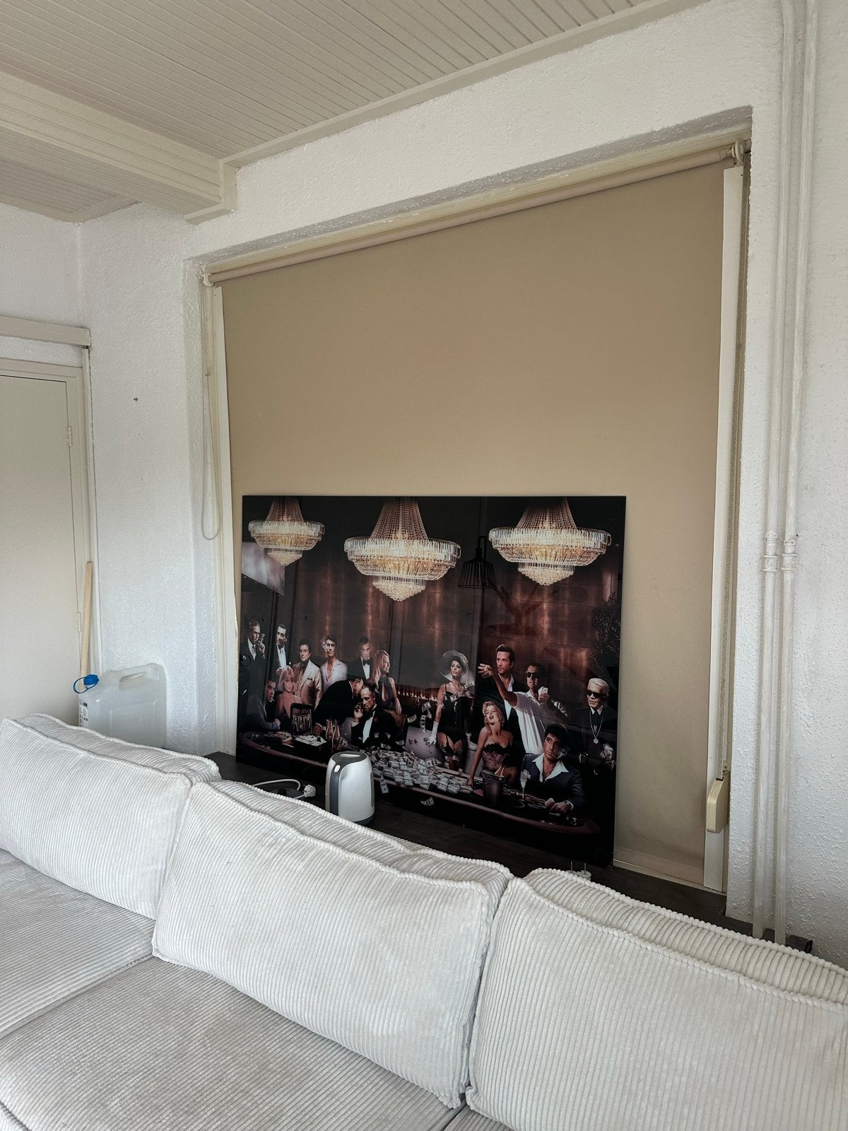 Grote wanddecoratie: 'The Last Supper' met beroemdheden, Ophalen of Verzenden, 100 tot 125 cm, 75 – 100, Print