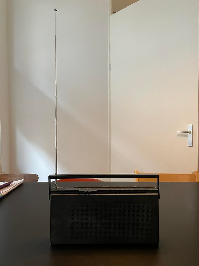 Vintage Zwart Bang en Olufsen Beolit 707 Transistorradio, Ophalen of Verzenden
