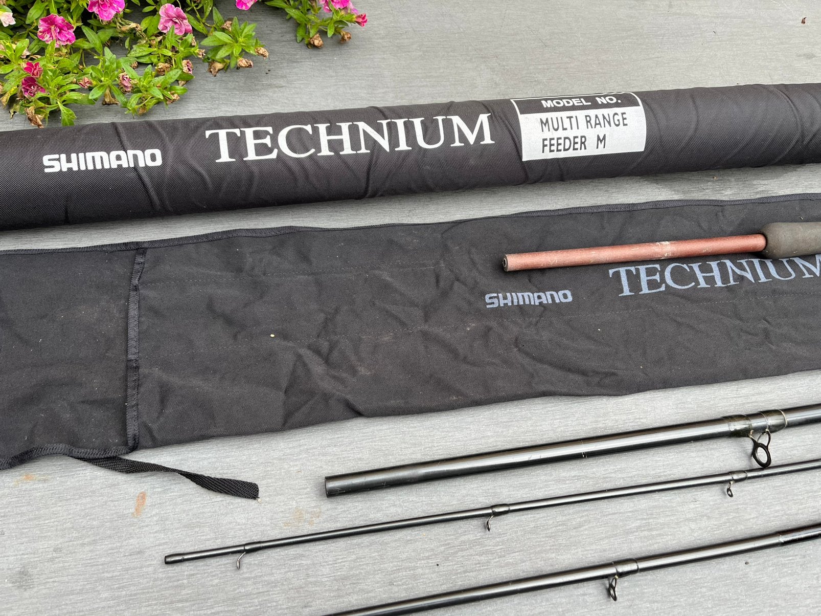 Shimano Technium Multi Range Feeder M 11-13 ft met een maar, Ophalen of Verzenden, Zo goed als nieuw, Werphengel