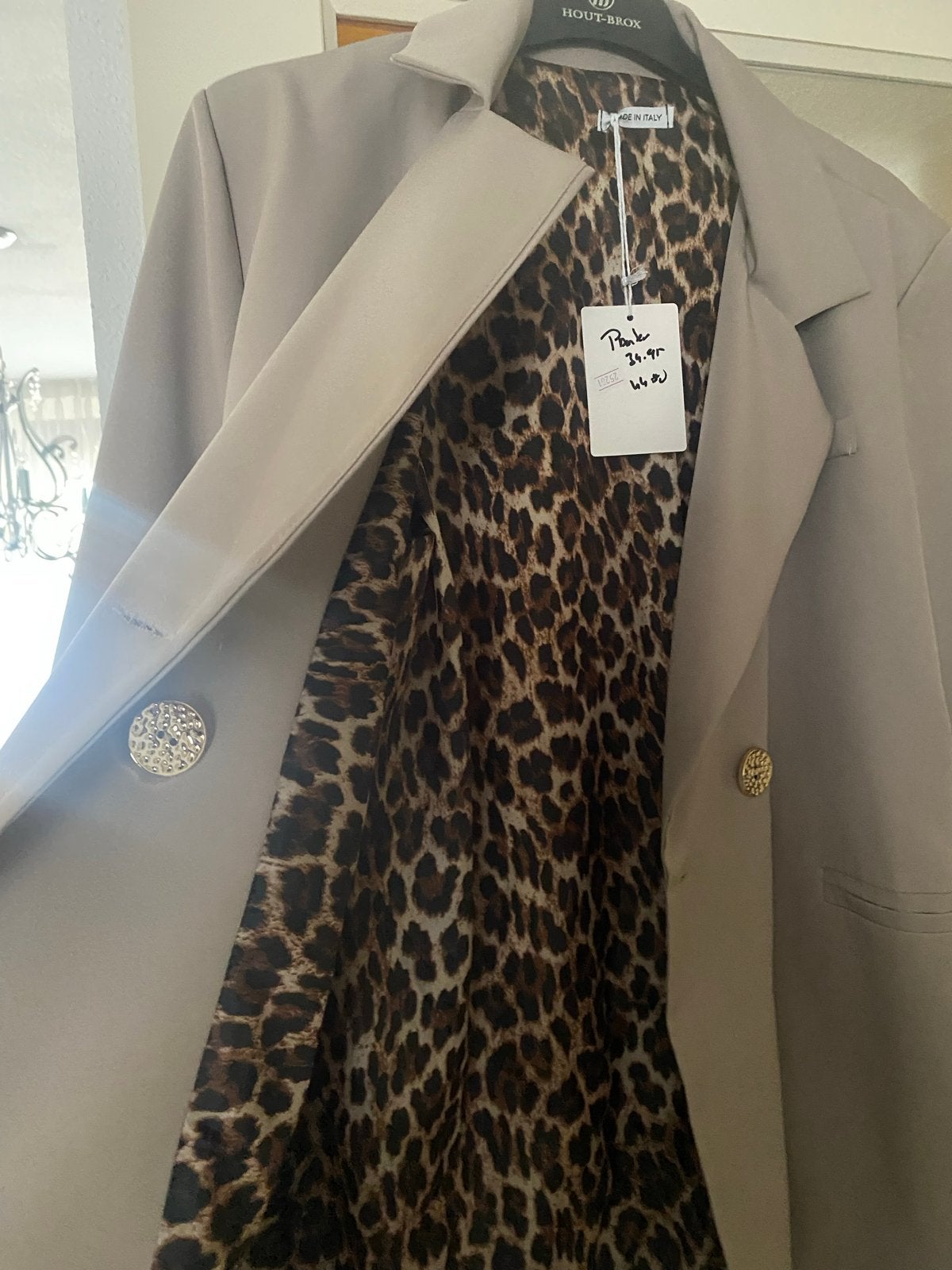 Nieuw Colbert met Panter Binnenvoering - Maat 48, Meerkleurig, Maat 46/48 (XL) of groter, Nieuw, Ophalen of Verzenden