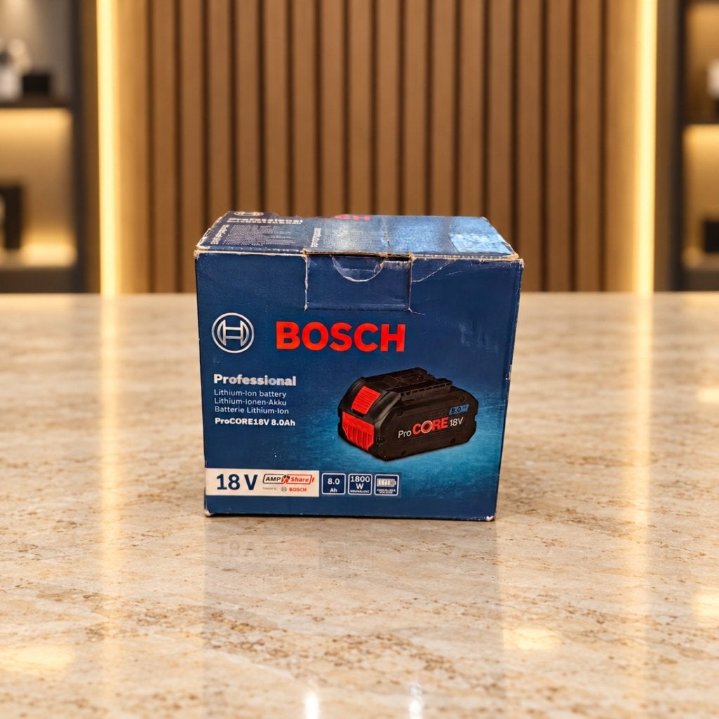 Bosch ProCore 18V accu - Nieuw, Bosch, Zo goed als nieuw, Support@bosch.com, Robert Bosch GmbH
Robert-Bosch-Platz 1
70839 Gerlingen-SchillerhÃ¶he
Germany