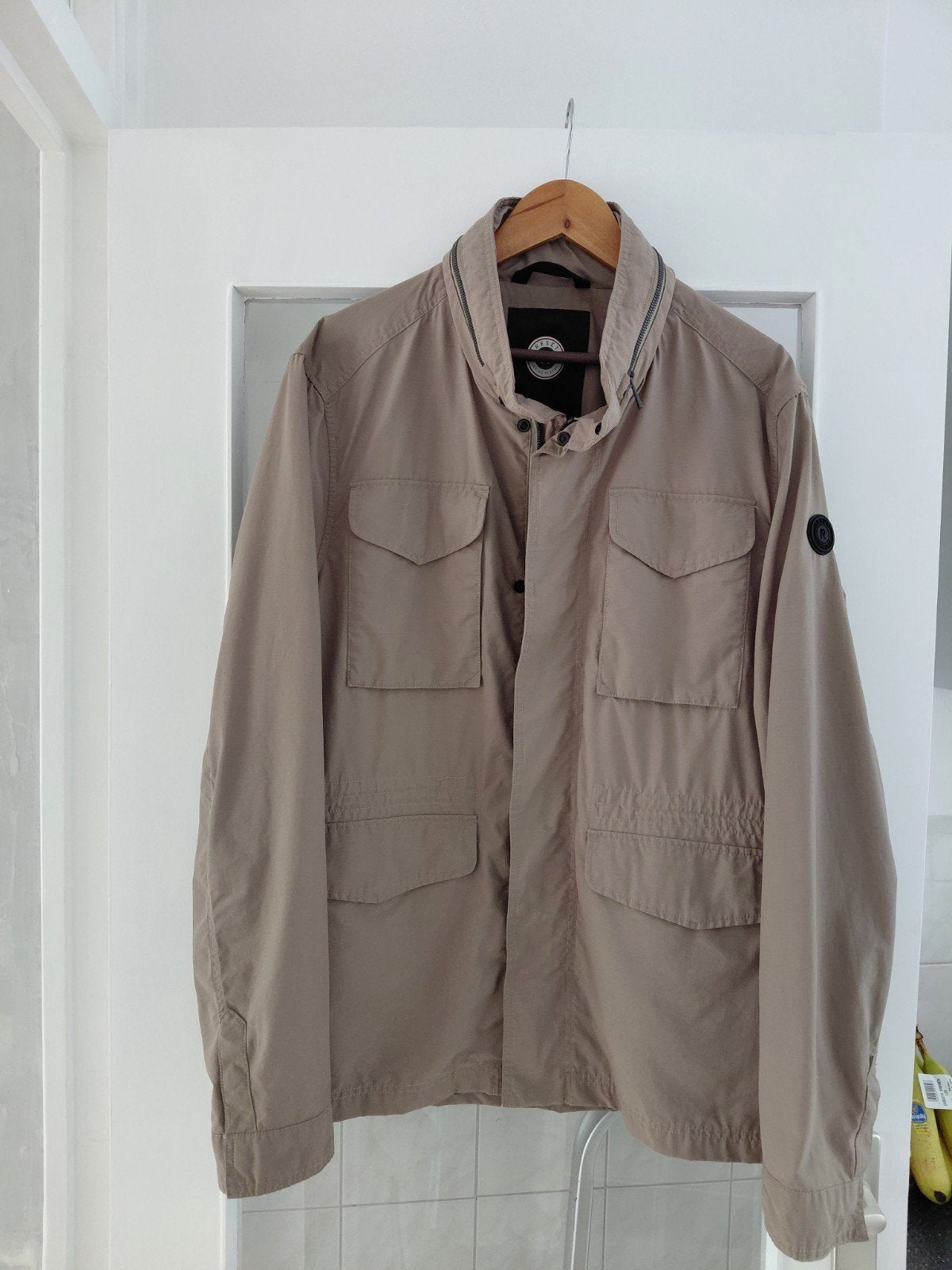 ZGAN Prachtige RESET Herenjas - Maat 2 XL (valt als XL), Beige, Maat 56/58 (XL), Ophalen of Verzenden, Zo goed als nieuw