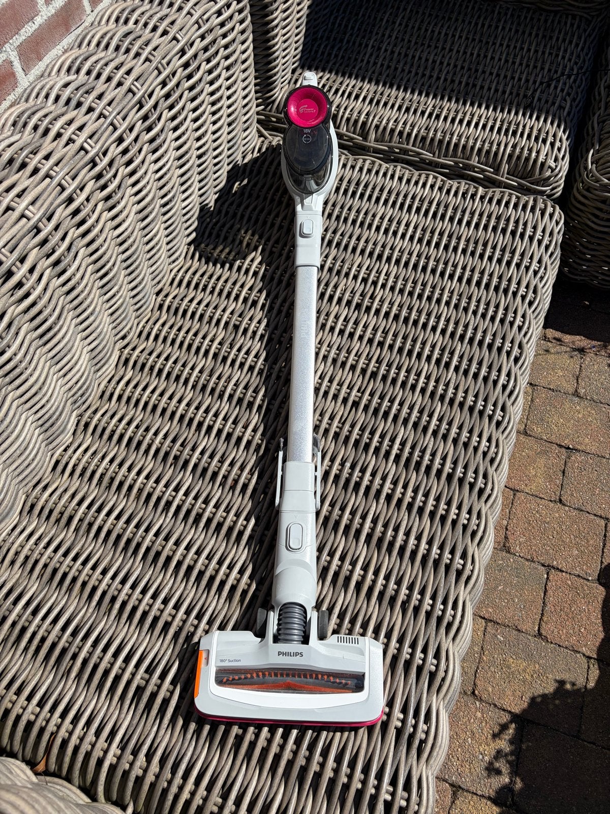 Philips SpeedPro Steelstofzuiger 18V PowerCyclone 7, Witgoed en Apparatuur, Stofzuigers, Philips, Draadloos, Ophalen of Verzenden