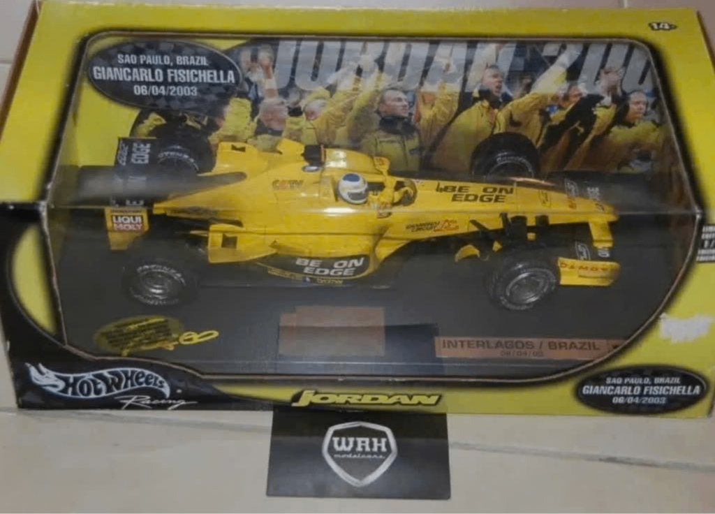 1:18 JORDAN F1 BRAZIL FISICHELLA 2003 piece of the car WRH, Verzenden, Zo goed als nieuw, Auto, Hot Wheels