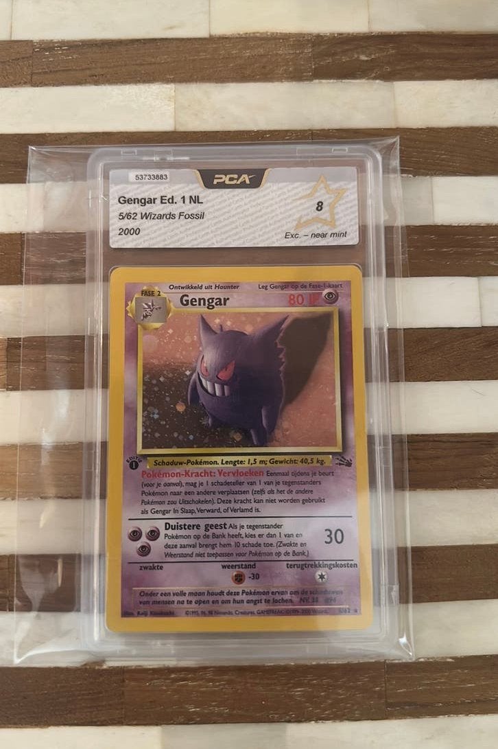 Gengar Fossil 1 edition Dutch PCA 8, Verzenden, Zo goed als nieuw