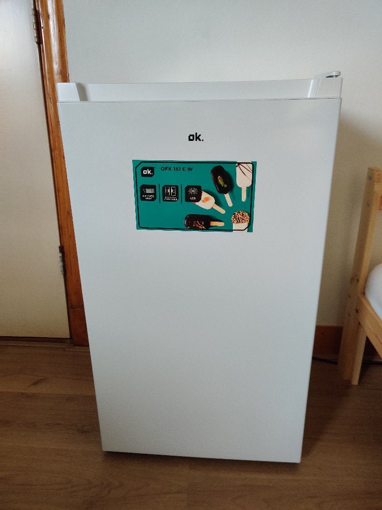 Small fridge with cooler, Ophalen, Met vriesvak, Minder dan 45 cm, Minder dan 85 cm