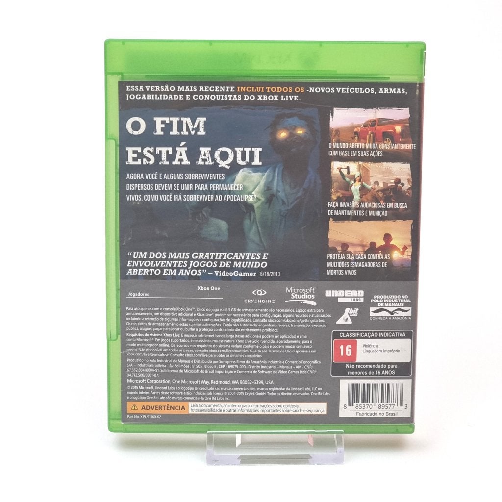 Xbox One Game: State of Decay, Xbox, Zo goed als nieuw, Support@xbox.com, One Microsoft Way
Redmond, WA 98052-6399