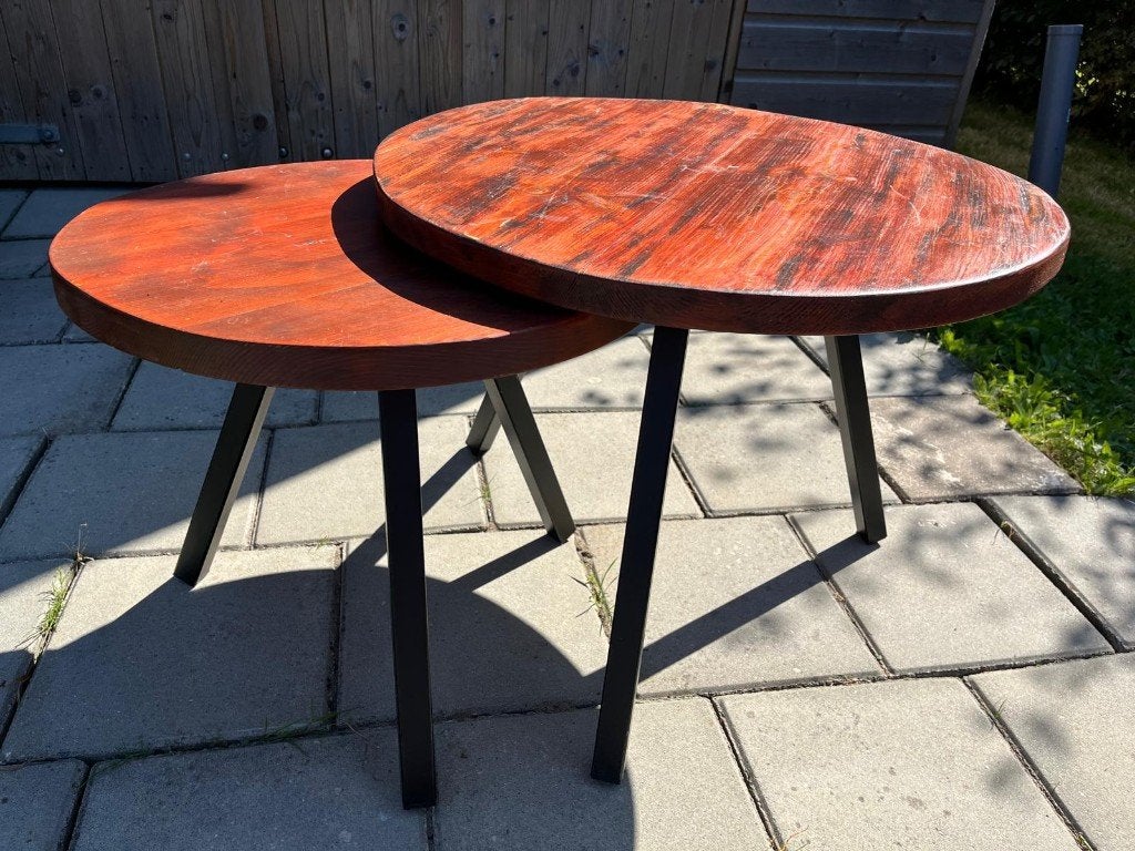 Handgemaakte salontafels, Gebruikt, 50 tot 100 cm, Rond, 50 tot 100 cm