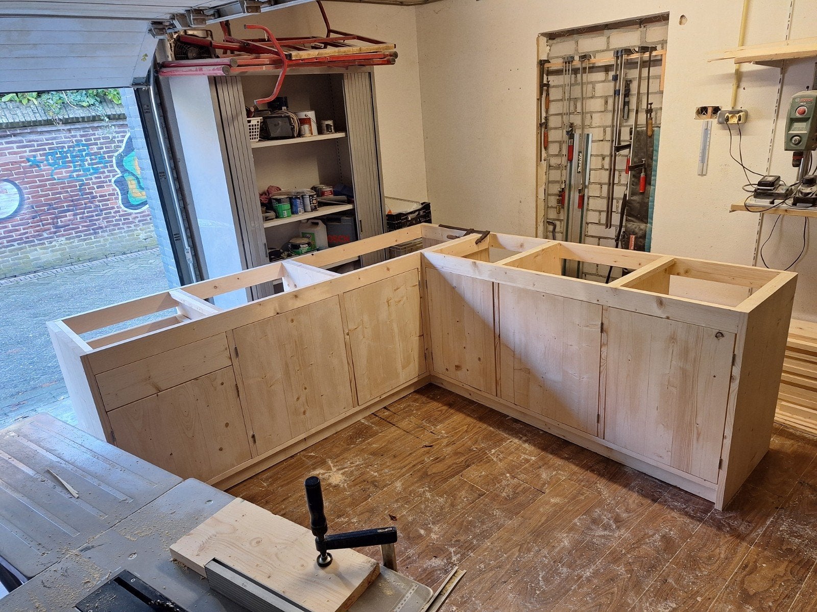 Keukenblok van terug gedroogd en geschaafd hout, Ophalen of Verzenden, Nieuw