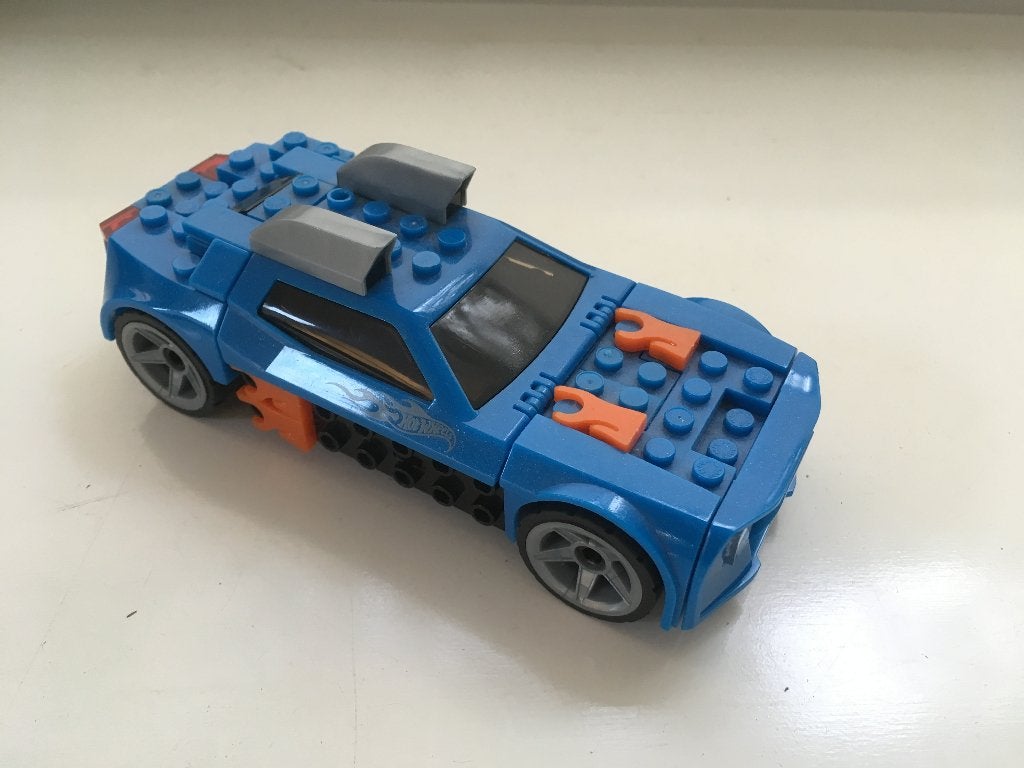 A747 MegaBloks Hot Wheels - Constructiespeelgoed Auto, Ophalen of Verzenden, Gebruikt, Megabloks