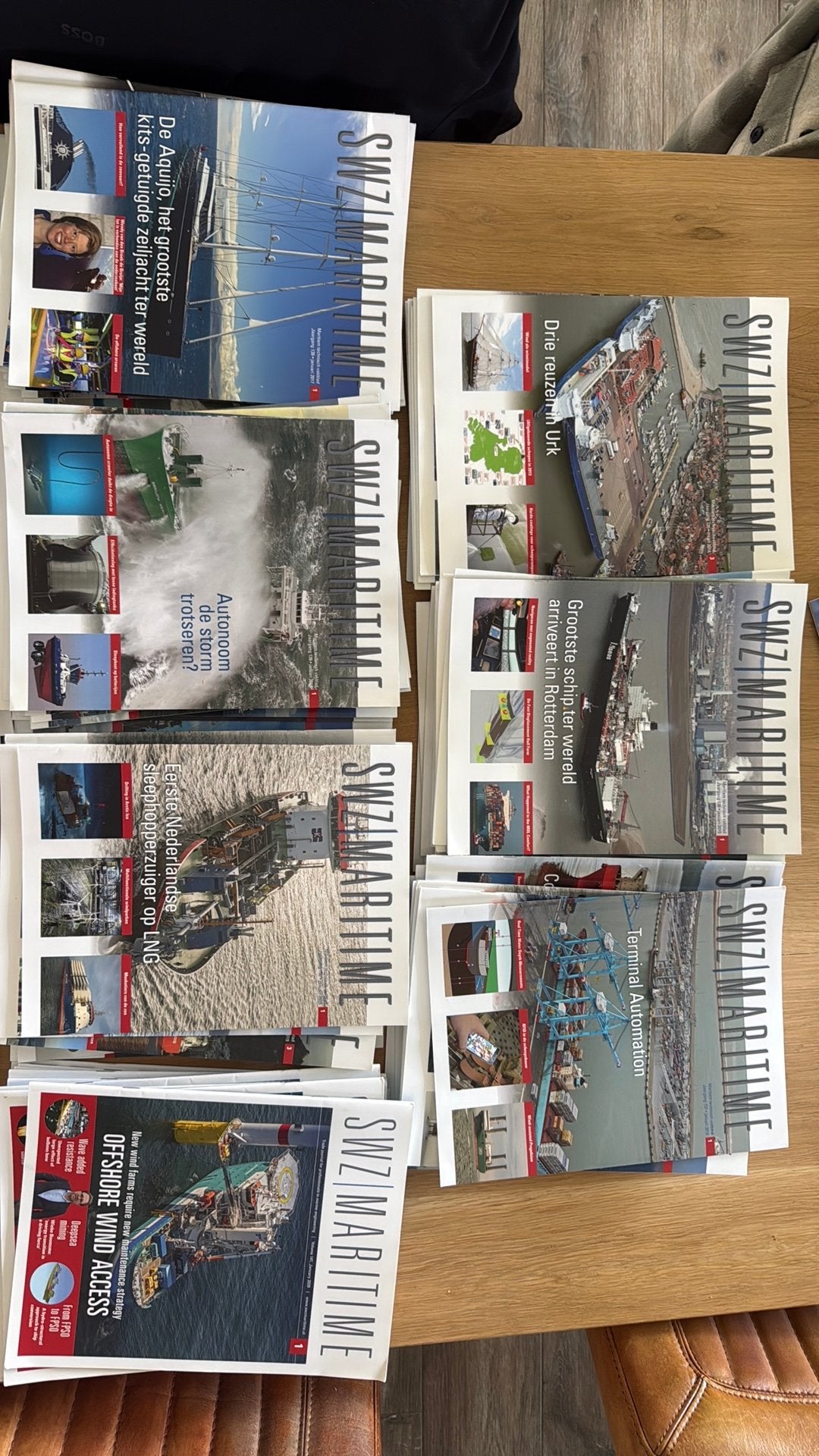 SWZ maritime tijdschriften., Ophalen of Verzenden, 1980 tot heden, Tijdschrift