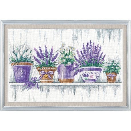 Borduurpakket Lavender tenderness 1083, Hobby en Vrije tijd, ., Nieuw, Ophalen of Verzenden, .