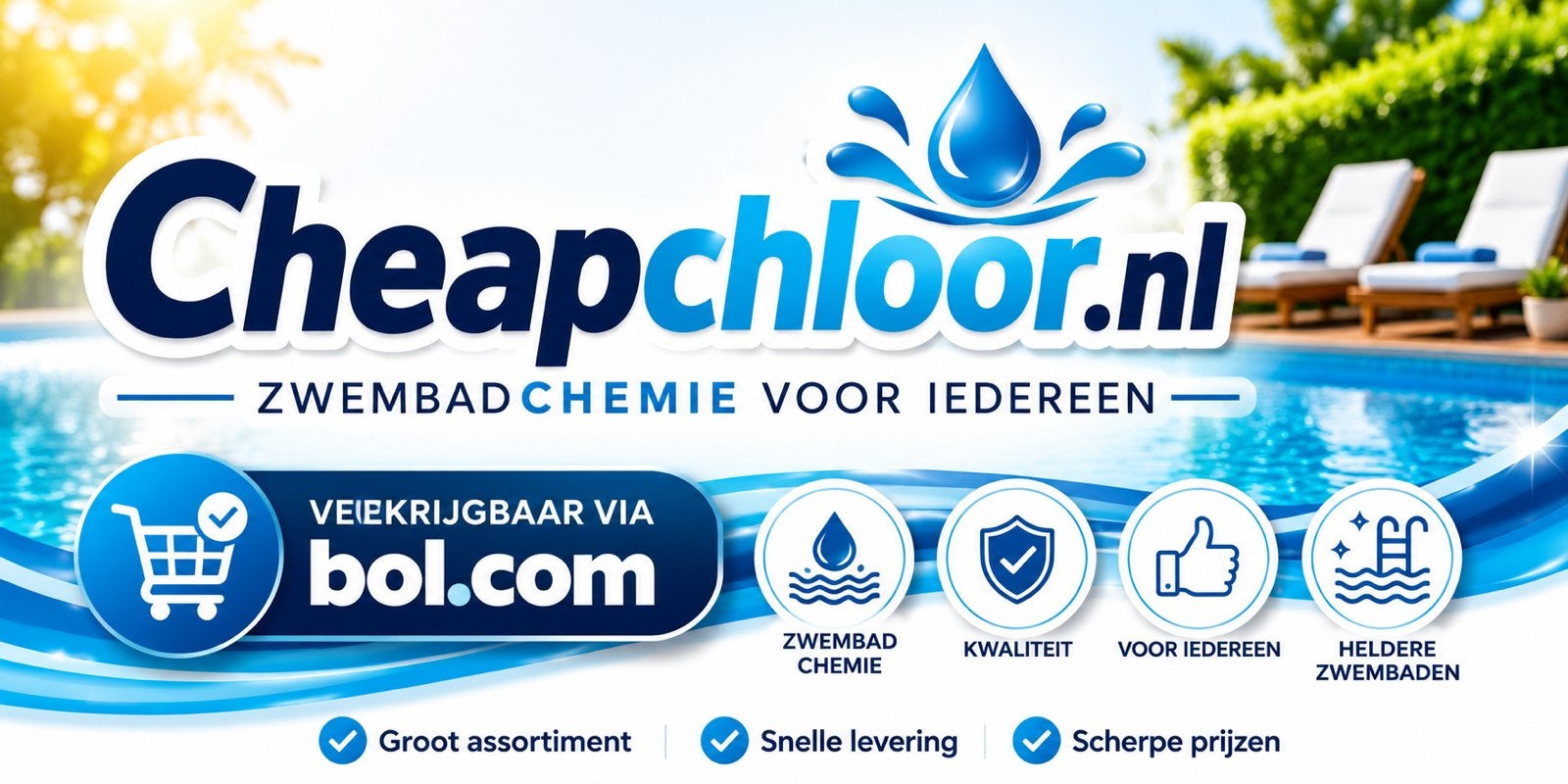 Zwembad chloor tabletten en granulaat, Minder dan 80 cm, Rond, Nieuw, Ophalen of Verzenden
