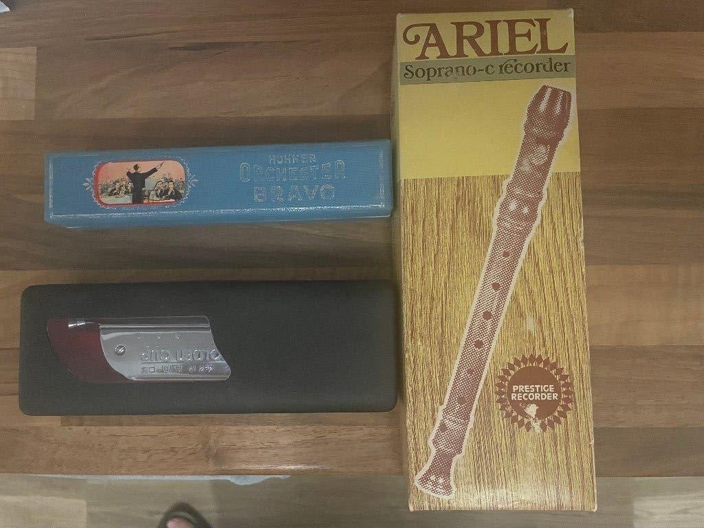 muziek instrumenten, Ophalen
