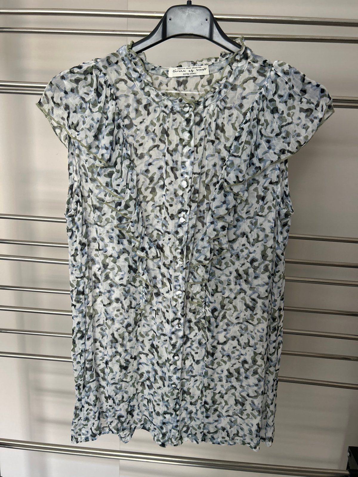 Circle of Trust blouse, transparant, maat XS, Ophalen of Verzenden, Zo goed als nieuw, Maat 34 (XS) of kleiner, Meerkleurig
