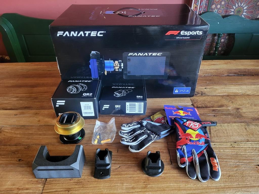PS5 Fanatec Podium 20Nm DD1 F1 QR2 PRO + Extra accessoires, Computers en Software, Joysticks, Zo goed als nieuw, Ophalen of Verzenden