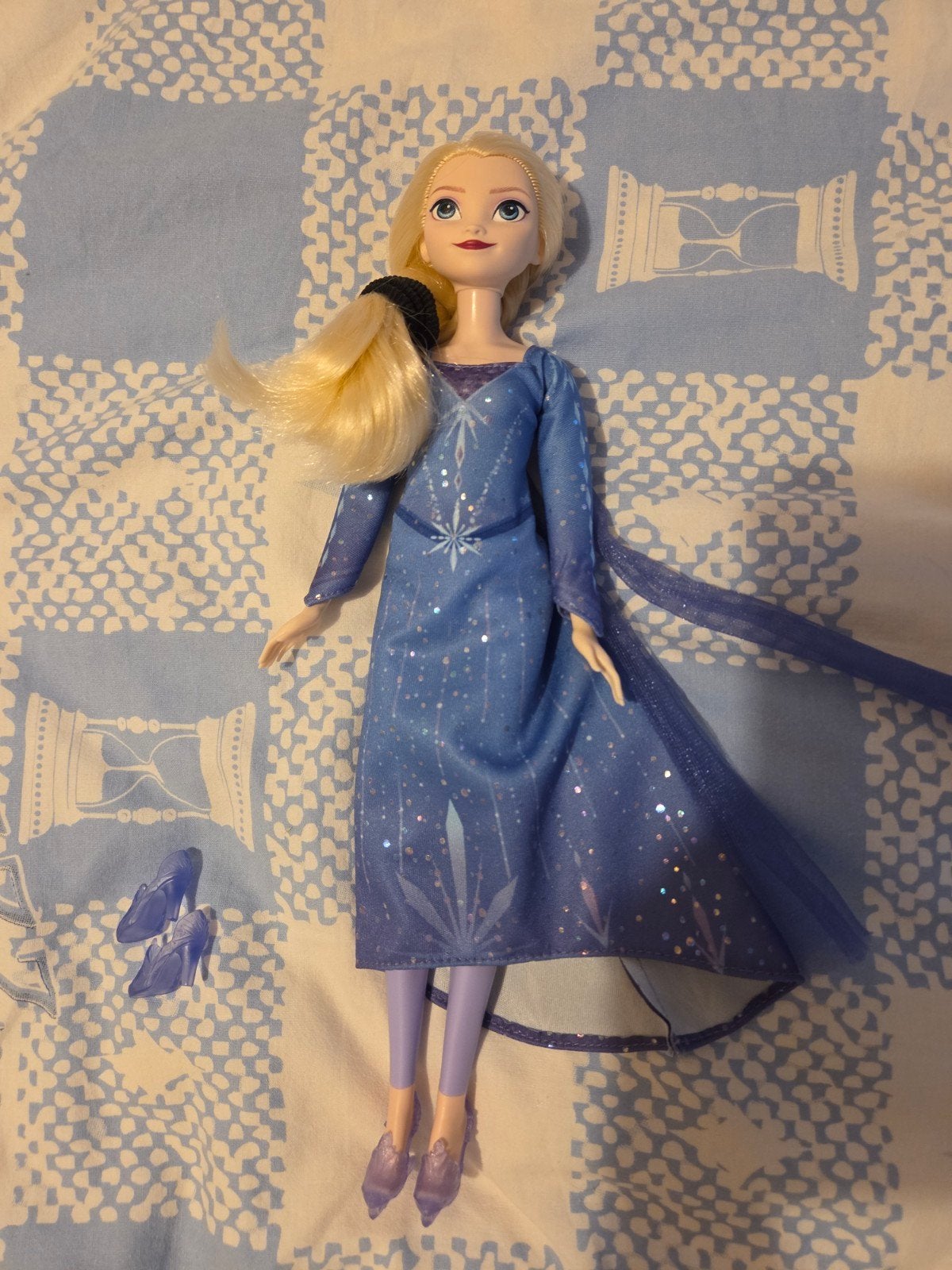 frozen elsa pop te koop!, Ophalen, Gebruikt, Fashion Doll